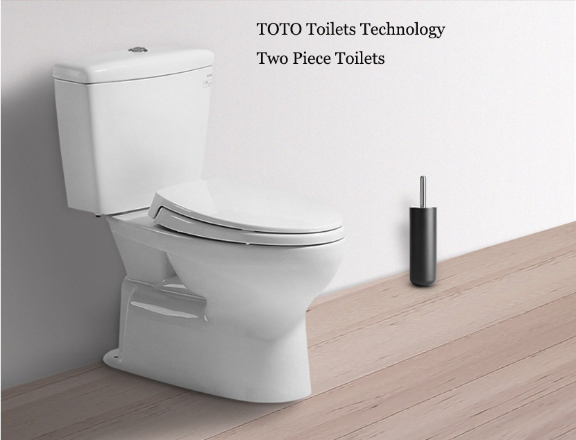 TOTO Toilets C300E1B TOTO Top Dual Flush Cefiontect Skirted Design ...