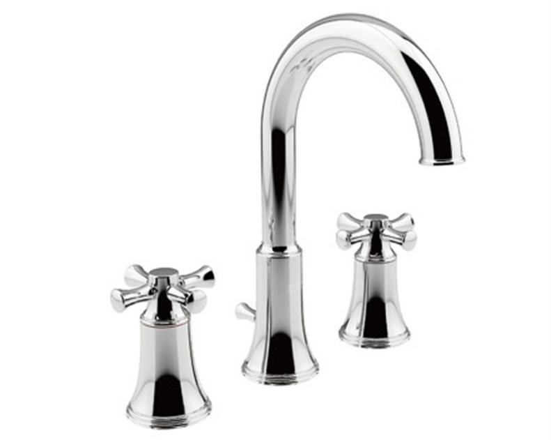 image of gold faucets for bath and kitchen